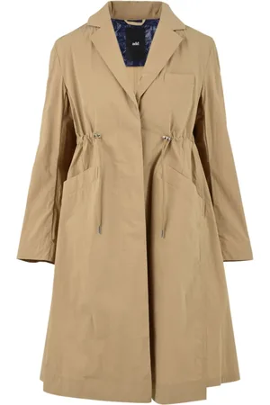 add Femme, Manteaux, Brun, Taille: 40 FR Manteau à boutons à lavant