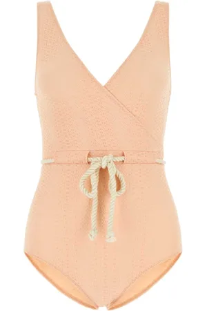Lisa Marie Fernandez Femme, Maillots de bain, Rose, Taille: 38 FR Maillot de bain Yasmin en seersucker stretch