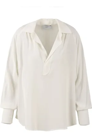 Beatrice B Femme, Blouses et Chemises, Blanc, Taille: 36 FR Chemises Blanches pour Femmes