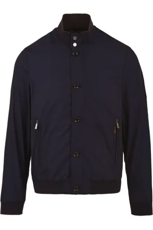 MOORER Homme, Vestes, Bleu, Taille: M Manteau Mezzano-KM Bleu
