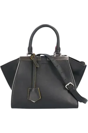 Fendi Femme, Pre-owned, Noir, Taille: ONE Size Pre-owned Cuir sacs-fendi