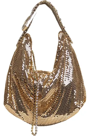 GEDEBE Femme, Sacs, Jaune, Taille: ONE Size Sacs à Main en Maille Métallique