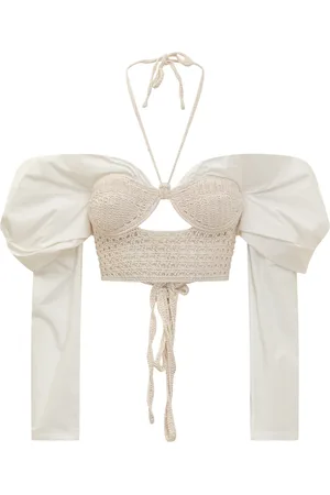 The Mannei Femme, Blouses et Chemises, Blanc, Taille: 40 FR Mesta Chemise - Élégante et Tendance