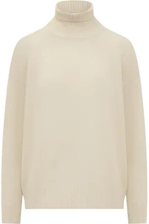 Jucca Femme, Pulls, Blanc, Taille: 36 FR Pull à col roulé