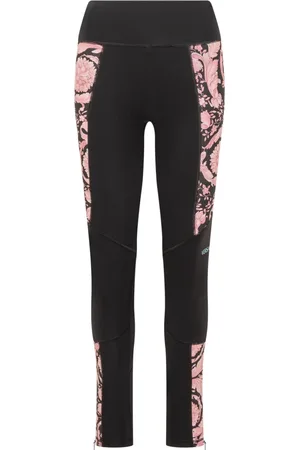 VERSACE Femme, Pantalons, Noir, Taille: 36 FR Leggings pour femmes
