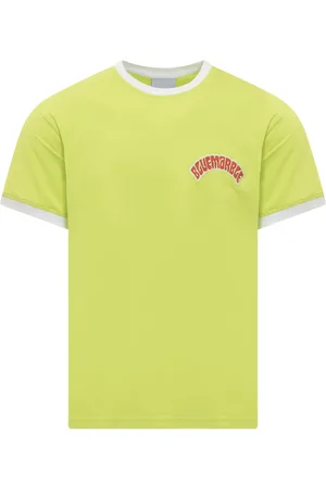 Bluemarble Homme, Tops, Vert, Taille: S T-shirt col rond avec logo