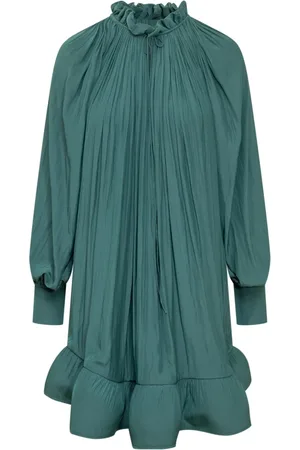Lanvin Femme, Robes, Vert, Taille: 40 FR Robe à Manches Longues
