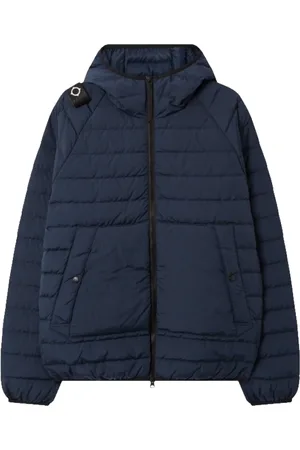 MA.STRUM Homme, Vestes, Bleu, Taille: M Doudoune à Capuche en Ink Navy