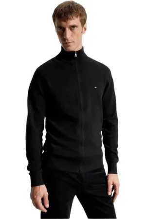 Tommy Hilfiger Homme, Pulls, Noir, Taille: S Pull zippé classique