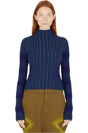 Paula Canovas Del Vas Femme, Pulls, Bleu, Taille: 40 FR Tricots