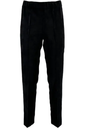 D.EXTERIOR Femme, Pantalons, Noir, Taille: 42 FR Pantalon Cigarette Velours Noir