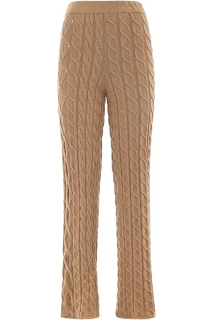 AKEP Femme, Pantalons, Brun, Taille: 40 FR Pantalon court décontracté
