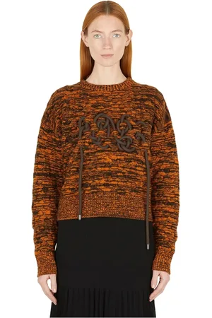Wynn Hamlyn Femme, Pulls, , Taille: 42 FR Pull en Maille Mélangée à Col Rond