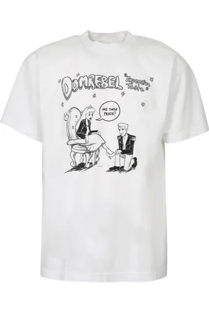 DOMREBEL Homme, Tops, Blanc, Taille: S T-Chemises