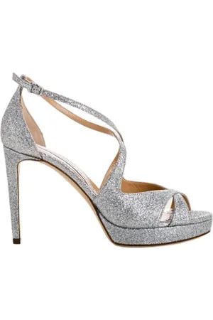 Sergio Rossi Femme, Chaussures, Gris, Taille: 36 EU Escarpins Gydda Bridal à brides chevilles
