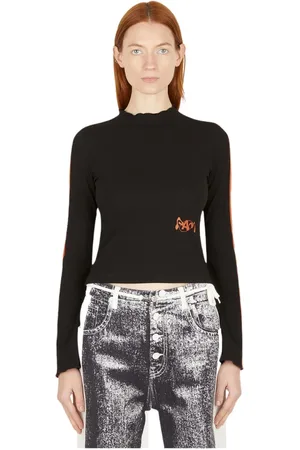 P.A.M Femme, Tops, Noir, Taille: 42 FR Long Sleeve Hauts