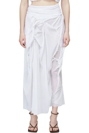 DI PETSA Femme, Jupes, Blanc, Taille: 40 FR Skirts