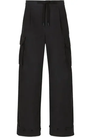 Dolce & Gabbana Homme, Pantalons, Bleu, Taille: M Pantalon bleu avec cordon de serrage et poches