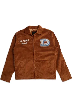 Deus Ex Machina Homme, Vestes, Brun, Taille: S Veste Riders Friend Coach