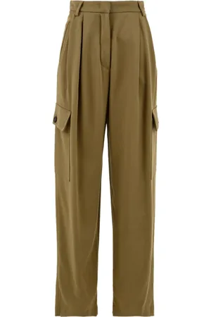 Attic and Barn Femme, Pantalons, Vert, Taille: 38 FR Pantalon Vert Fayette