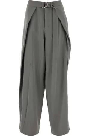Ami Femme, Pantalons, Gris, Taille: 36 FR Pantalons Élégants pour Hommes