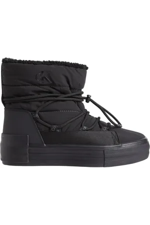 Calvin Klein Femme, Chaussures, Noir, Taille: 39 EU Bold Vulc Flatf Snow Boot - Bottines Noires pour Femmes