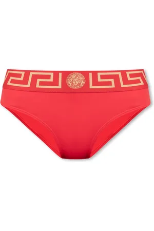 VERSACE Femme, Maillots de bain, Rouge, Taille: 38 FR Bas de maillot de bain