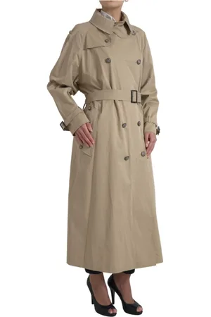 Dolce & Gabbana Femme, Manteaux, , Taille: 42 FR Trench Coat à Double Boutonnage