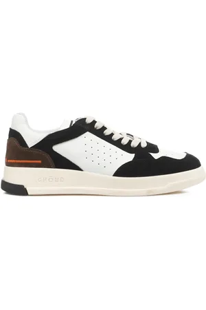 Ghoud Homme, Chaussures, Blanc, Taille: 40 EU Baskets à Talon Contrastant