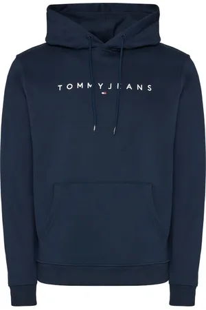 Tommy Hilfiger Homme, Sweatshirts et sweats à capuche, Bleu, Taille: S Sweat à Capuche Linear Logo