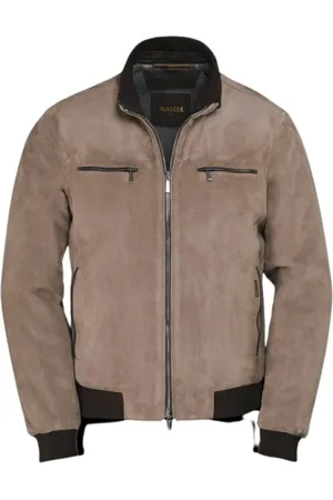 MOORER Homme, Vestes, , Taille: 2XL Blouson bomber en peau dagneau suédée