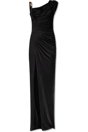 VERSACE Femme, Robes, Noir, Taille: 38 FR Robe sans manches