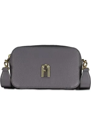 Furla Femme, Sacs, Gris, Taille: ONE Size Sac bandoulière en cuir