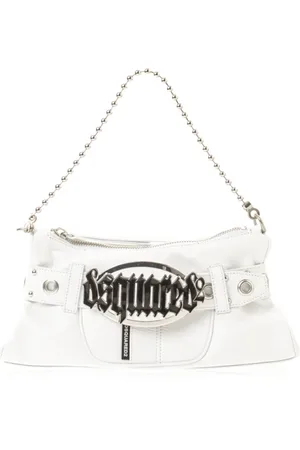 Dsquared2 Femme, Sacs, Blanc, Taille: ONE Size Sac à bandoulière gothique