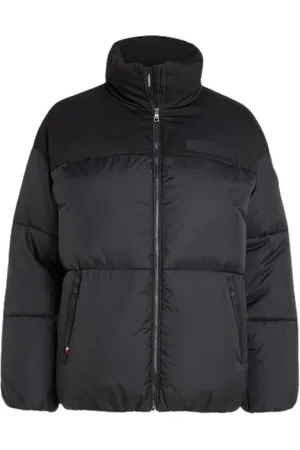 Tommy Hilfiger Femme, Vestes, Noir, Taille: 40 FR Doudoune courte matelassée