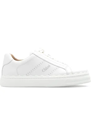 Chloé Femme, Chaussures, Blanc, Taille: 36 EU Baskets à lacets Lauren