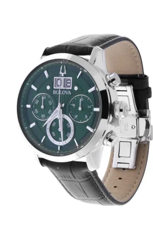BULOVA Homme, Accessoires, Vert, Taille: ONE Size Sutton Big Date Watch