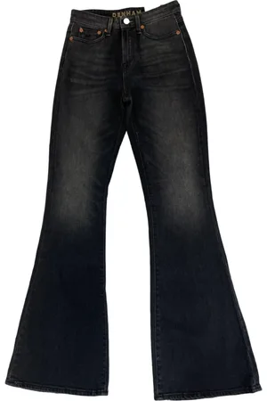 Denham Femme, Jeans, Noir, Taille: W27 L32 Jean noir taille haute et coupe évasée