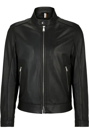 Veste cuir hugo 2025 boss pour homme