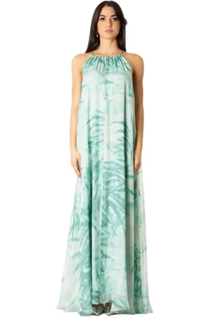 ANTONELLI Femme, Robes, Vert, Taille: 40 FR Robe Lounge