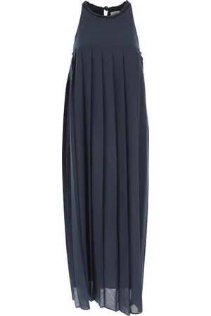 ALYSI Femme, Robes, Bleu, Taille: 38 FR Robe Lounge