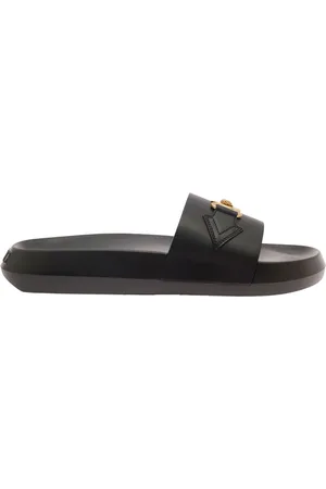 VERSACE Homme, Chaussures, Noir, Taille: 40 EU Sandalesoires