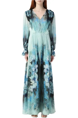 Alberta Ferretti Femme, Robes, Bleu, Taille: 38 FR Robe Lounge