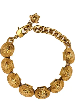 VERSACE Femme, Accessoires, Jaune, Taille: ONE Size Bracelet Medusa Tribute en or