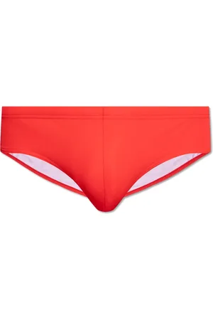 Dsquared2 Homme, Maillots de bain, Rouge, Taille: S Slip de Bain avec Logo