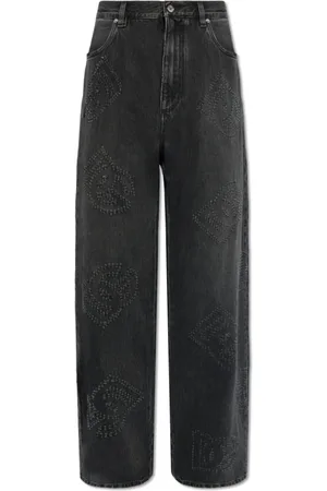 Dolce & Gabbana Homme, Jeans, Noir, Taille: L Jeans larges