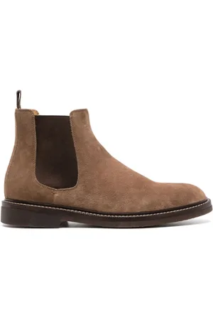Brunello Cucinelli Homme, Chaussures, Brun, Taille: 40 EU Bottes Élégantes