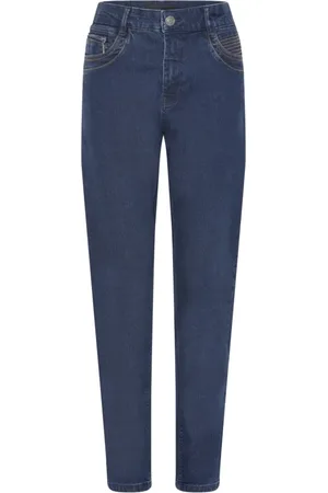C.ro Femme, Jeans, Bleu, Taille: 50 FR Pantalon Suzanne avec Détail Fermeture Éclair