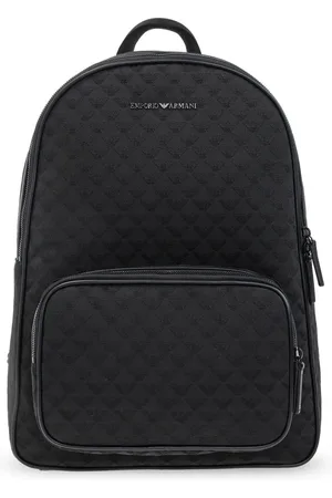 Emporio Armani Homme, Sacs, Noir, Taille: ONE Size Sac à Dos avec Logo