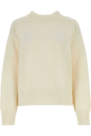 A.P.C. Femme, Pulls, Blanc, Taille: 40 FR Ivory Alpaca Blend Naomie Sweater